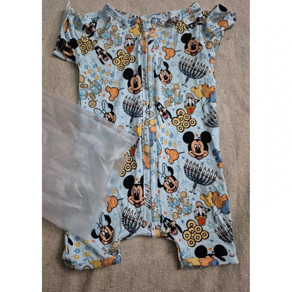 Mickey mouse hanicka bamboo shortie size 6-12M months